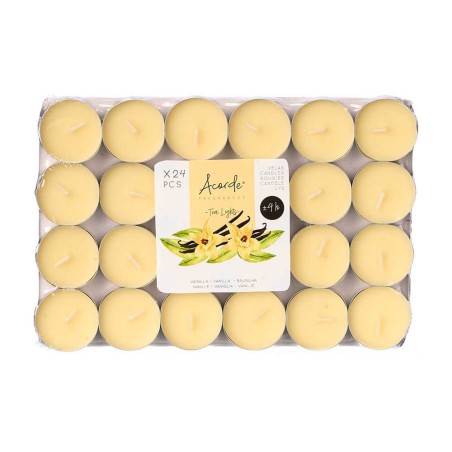 24 VELAS CASQUILLO VAINILLA 4H