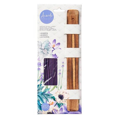50 Varillas incienso lavanda + soporte