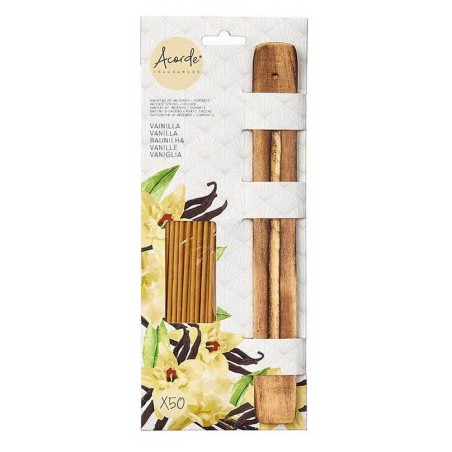 50 Varillas incienso vanilla + soporte
