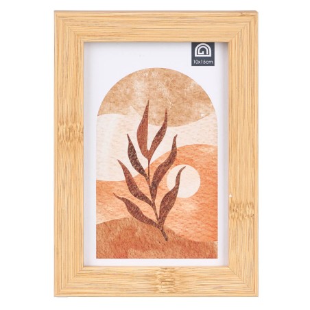 Marco de fotos bambú 10x15cm