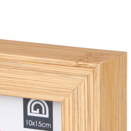 Marco de fotos bambú 10x15cm