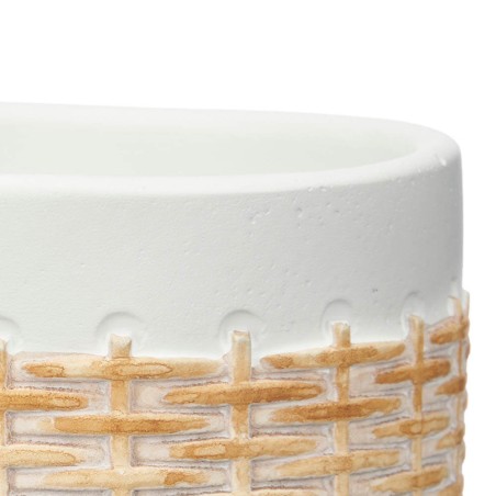 MACETA CEMENTO RATAN 10CM