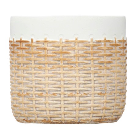 MACETA CEMENTO RATAN 12CM