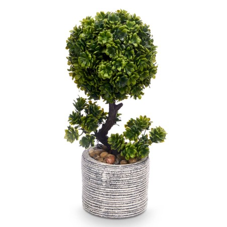 Arbusto artificial maceta rayas