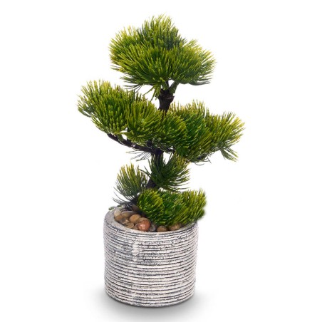 Arbusto artificial maceta rayas