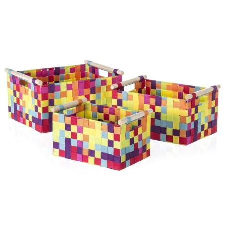 CESTO MULTICOLOR 40X30X22