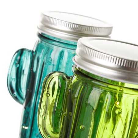 TARRO LED CACTUS VIDRIO