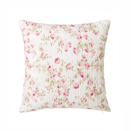 COJIN ROSAS MICROFIBRA  50X50CM