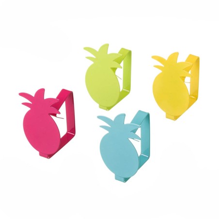 SUJETAMANTELES PIÑA 4 UNIDADES