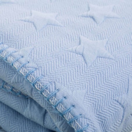 MANTA AZUL ESTRELLAS