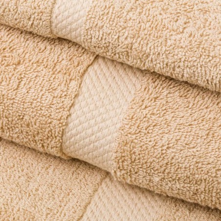 TOALLA DE DUCHA 70X140CM BEIGE ALGODON