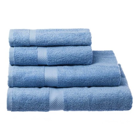 TOALLA TOCADOR 30X50CM AZUL ALGODON