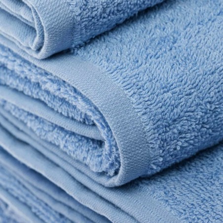 TOALLA TOCADOR 30X50CM AZUL ALGODON