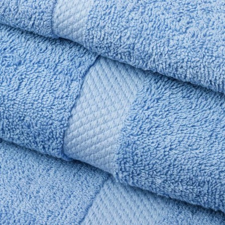 TOALLA TOCADOR 30X50CM AZUL ALGODON