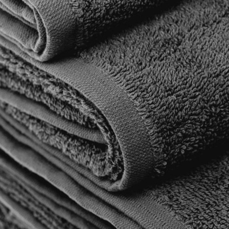 TOALLA 70X140CM GRIS ALGODON