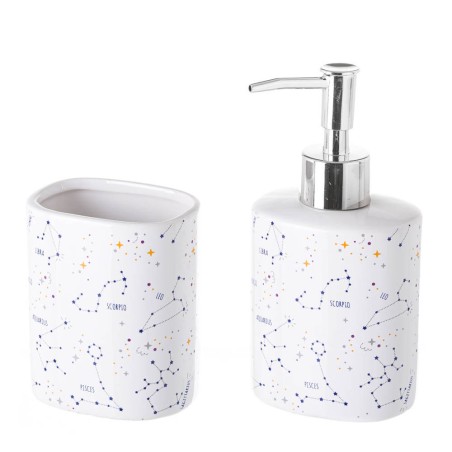 JUEGO DE BAÑO ZODIAC CERAMICA