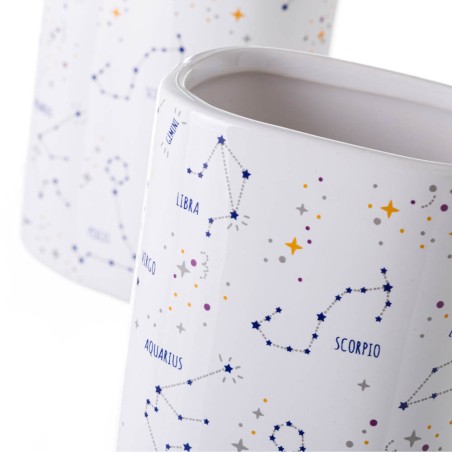 JUEGO DE BAÑO ZODIAC CERAMICA