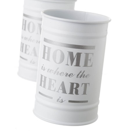 JUEGO DE BAÑO - METAL BLANCO