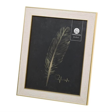 PORTAFOTO 20X25CM BLANCO ORO 