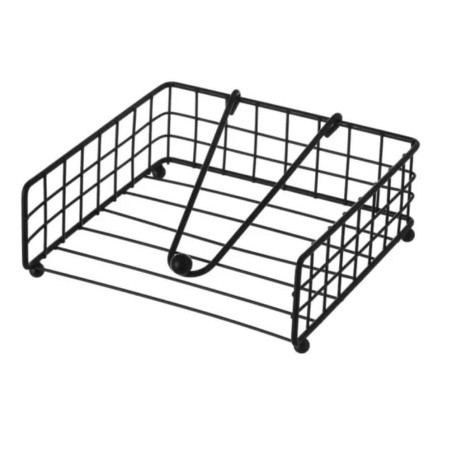 SERVILLETERO METAL NEGRO