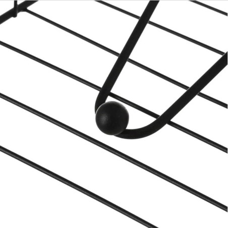 SERVILLETERO METAL NEGRO