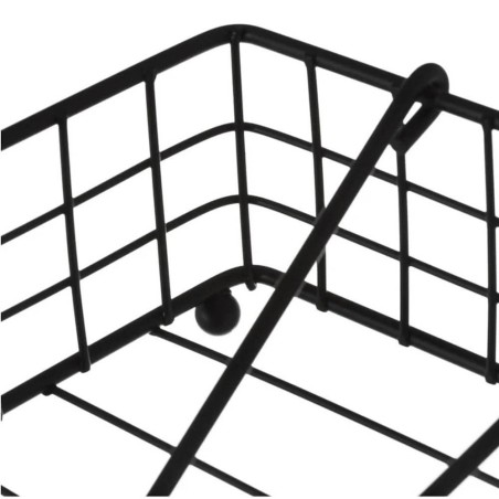 SERVILLETERO METAL NEGRO