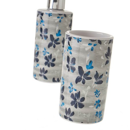 JUEGO DE BAÑO - 2PIEZAS FLORAL