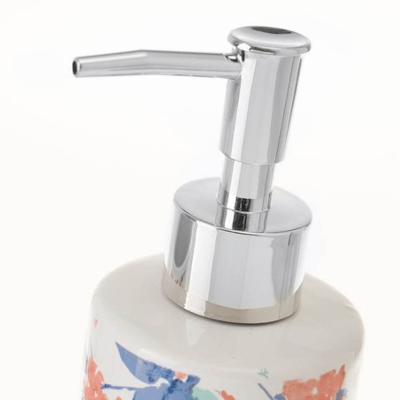 JUEGO DE BAÑO - 2PIEZAS FLORES CERAMICA