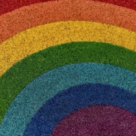 Felpudo arcoíris 40x60cm