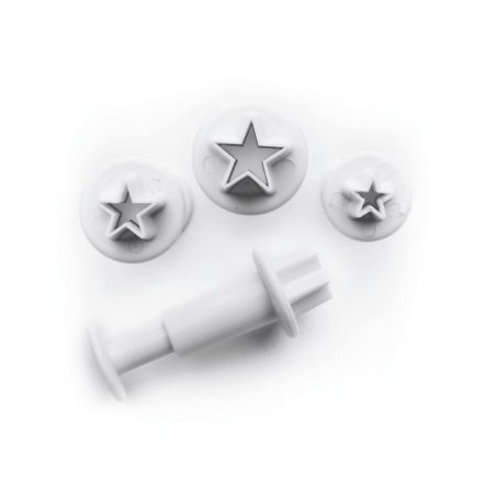 SET 3 CORTADORES ESTRELLA EXPULSOR 