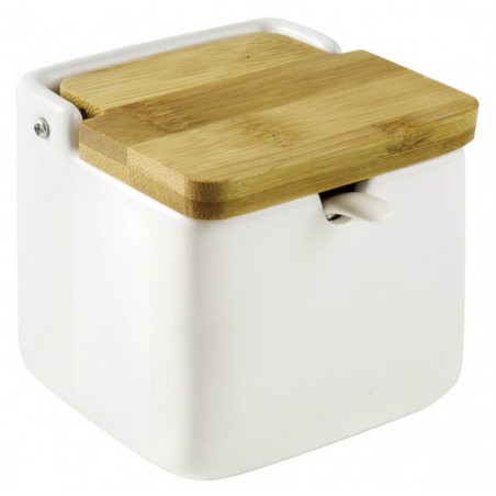 AZUCARERO BLANCO CON CUCHARILLA