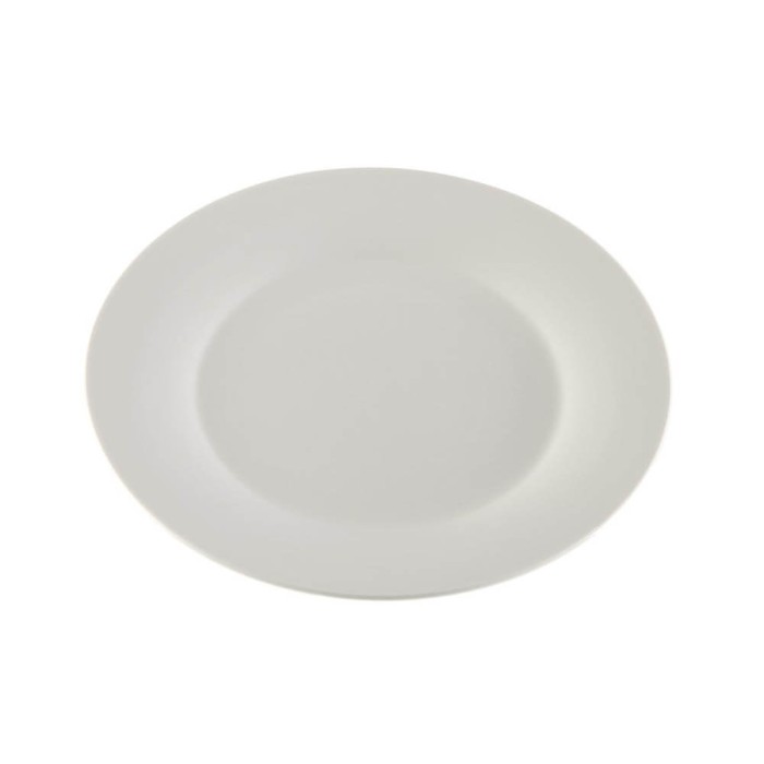 Plato de postre blanco