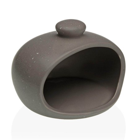 Estropajero mármol gris