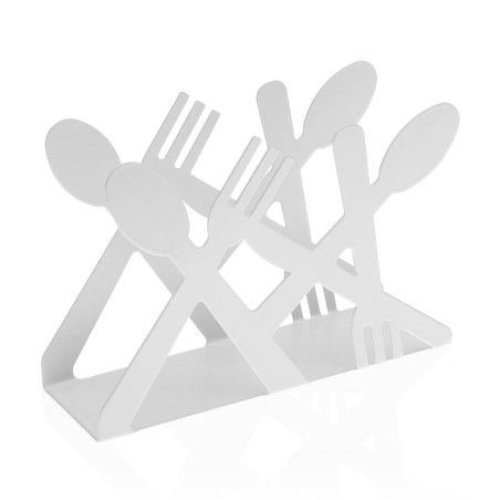 Servilletero vertical - Cubiertos blanco