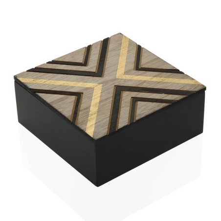 Caja de madera Moai 16.55X16.5cm