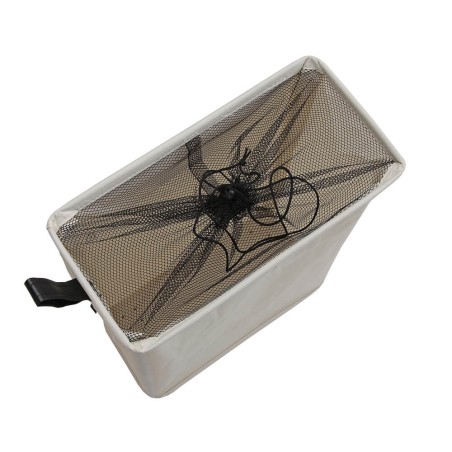 Cesto para ropa crema