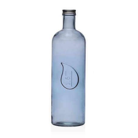 Botella de cristal azul 1.6L