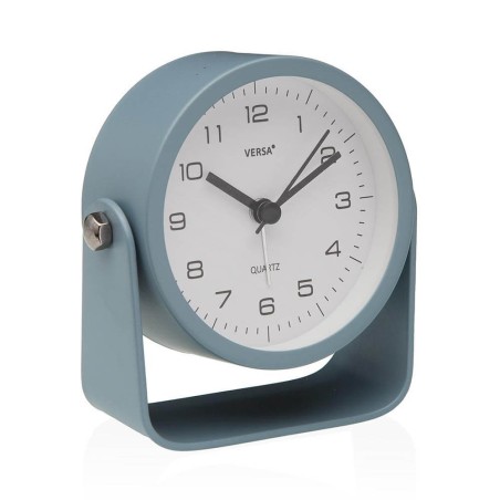 Reloj despertador azul