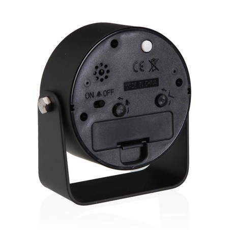 Reloj despertador negro