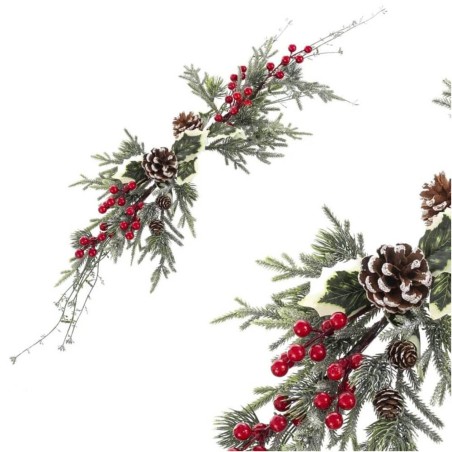 COLGANTE PUERTA ACEBO PIÑA 75CM /12