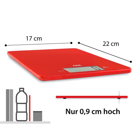 BASCULA COCINA - LEONIE ROJA