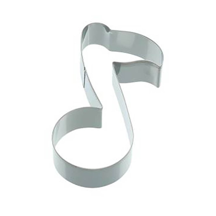 CORTADOR DE GALLETAS NOTA MUSICAL 12CM