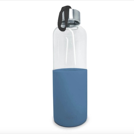 BOTELLA DE CRISTAL AZUL 600ML