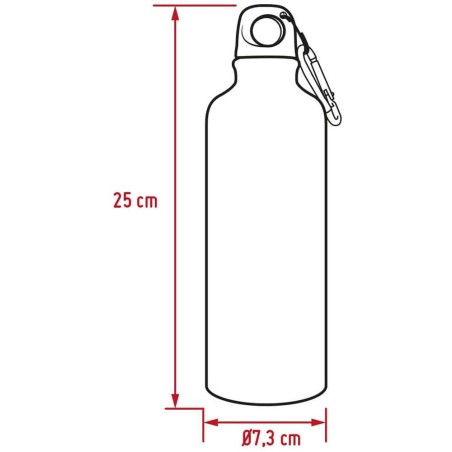 BOTELLA ALUMINIO CORAL 800ML